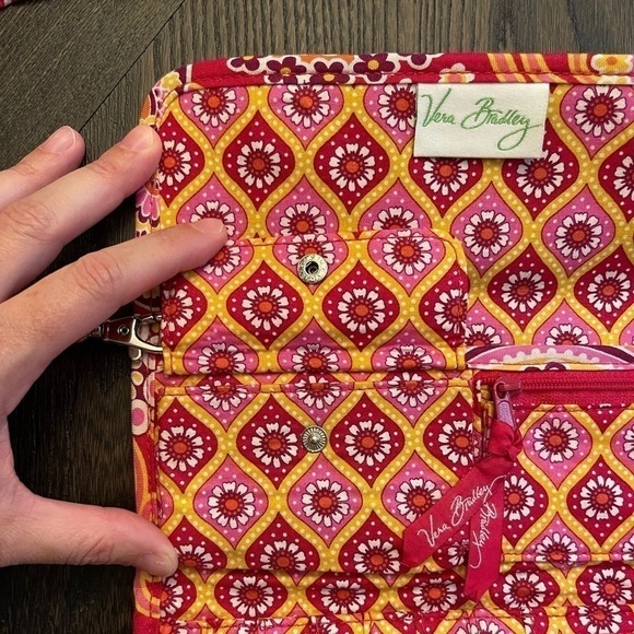 Vera Bradley Crossbody Bag Pink and Orange Magnetic - Picture 5 of 8